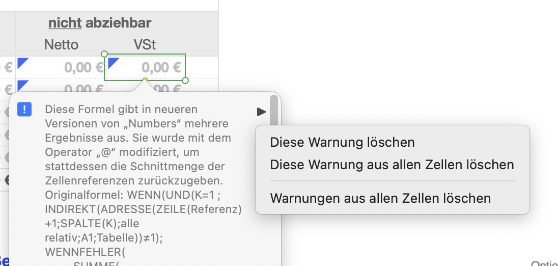 Numbers blaue faehnchen dreiecke entfernen